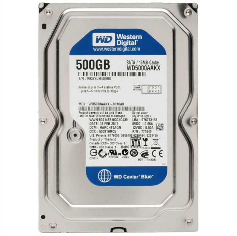 500 GB 3.5 SATA Desktop PC Internal Hard Disk Drive