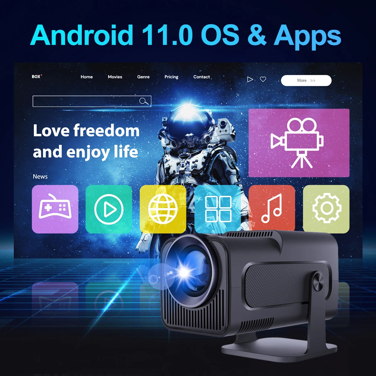HY320 Smart Android Projector