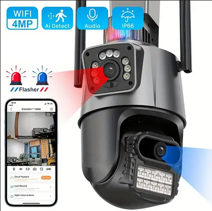 ICSEE P11 Dual Lens 6Mp WI-FI HD Wireless Security Camera (CCTV)