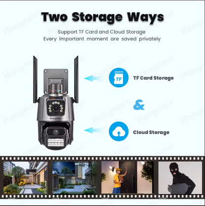 ICSEE P11 Dual Lens 6Mp WI-FI HD Wireless Security Camera (CCTV)