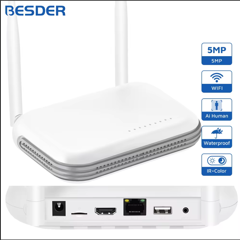 8CH/4CH WiFi WIRELESS NVR Onvif Compatible Wireless Video Recorder for IP Camera