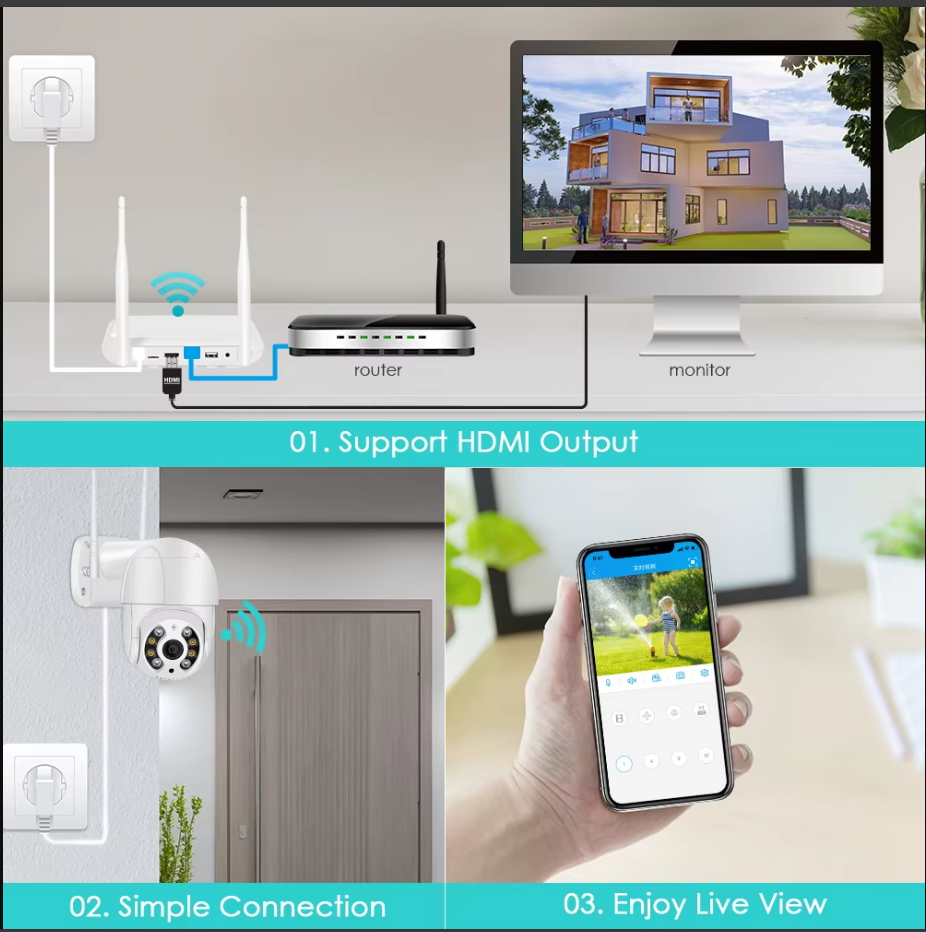 8CH/4CH WiFi WIRELESS NVR Onvif Compatible Wireless Video Recorder for IP Camera