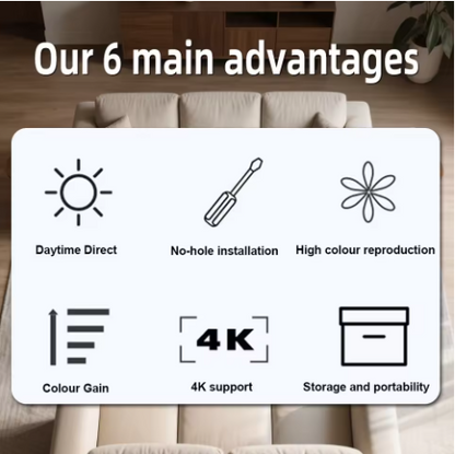 120 Inch Anti-Light Projector Screen