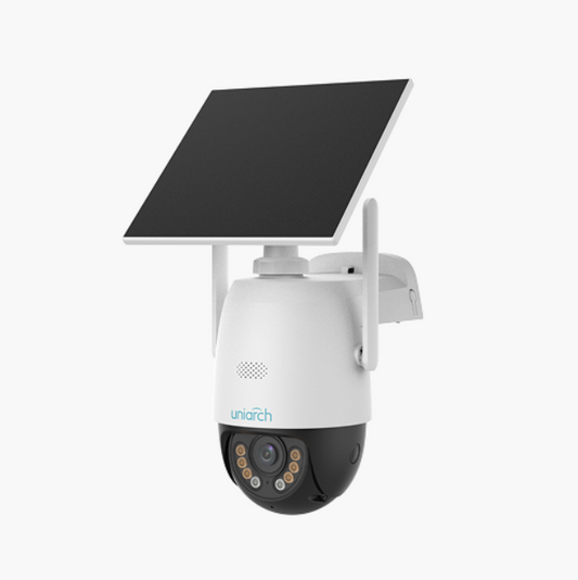 Uniarch P2G Single Lens 3MP Outdoor Solar Pan Tilt4G Sim Smart IP Camera