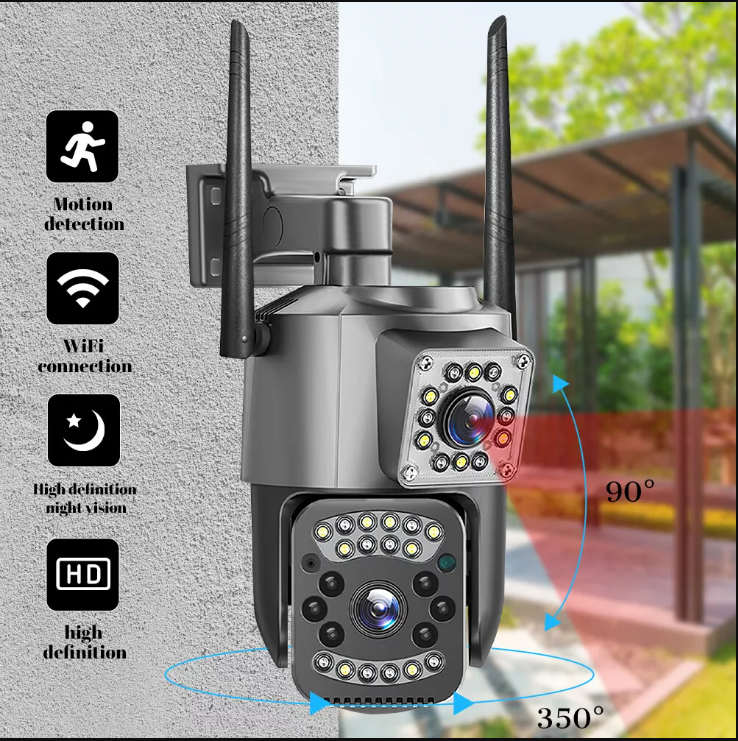 V380 Pro SC03 Dual Lens 2Mp WIFI HD Wireless Security Camera (CCTV)