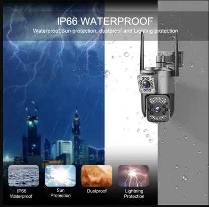 V380 Pro SC03 Dual Lens 2Mp WIFI HD Wireless Security Camera (CCTV)