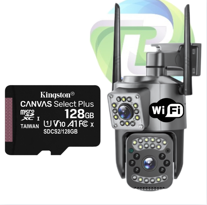 V380 Pro SC03 Dual Lens 2Mp WIFI HD Wireless Security Camera (CCTV)